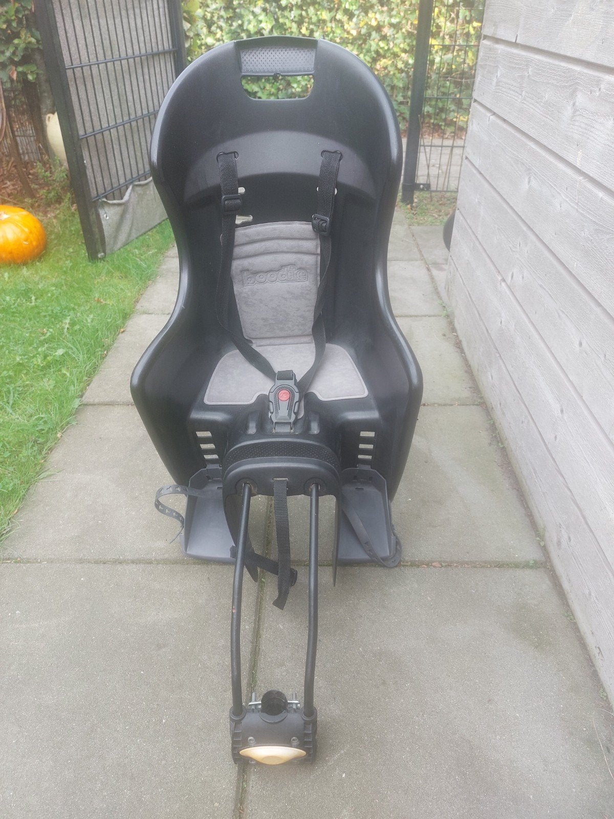 Polisport Boodie Achterzitje Fiets - Zwart/Grijs, Fietsen en Brommers, Achterzitje, Polisport, Ophalen, 15 t/m 25 kg