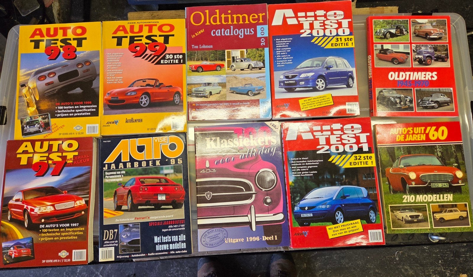 Grote collectie autoboeken, tijdschriften en catalogi, Ophalen, Gelezen, Algemeen, Diverse auteurs en uitgevers