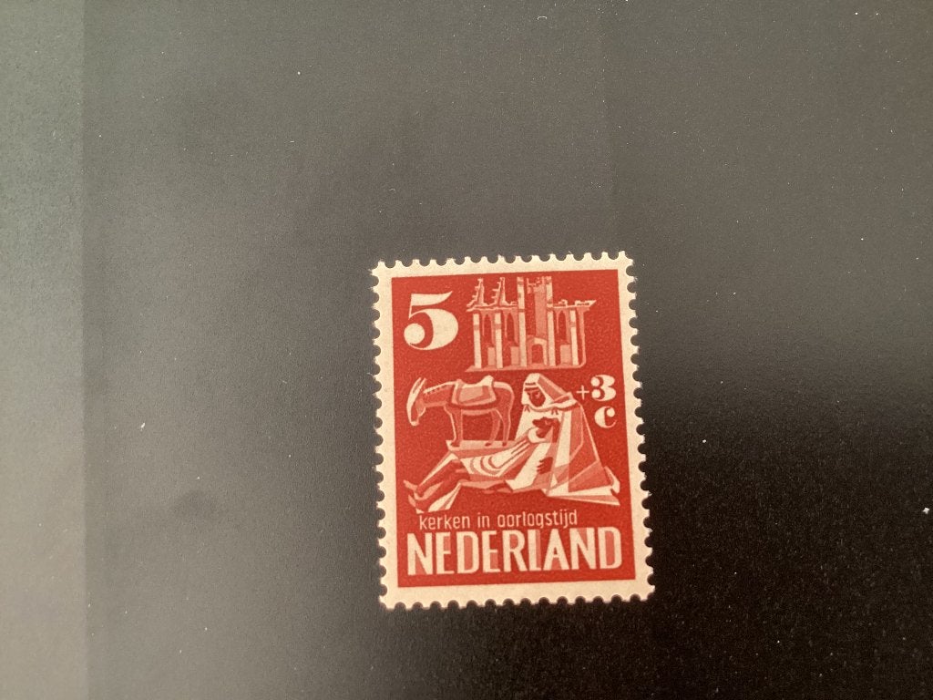 1950, kerken in oorlogstijd, 557, Postzegels en Munten, Verzenden, Na 1940, Postfris
