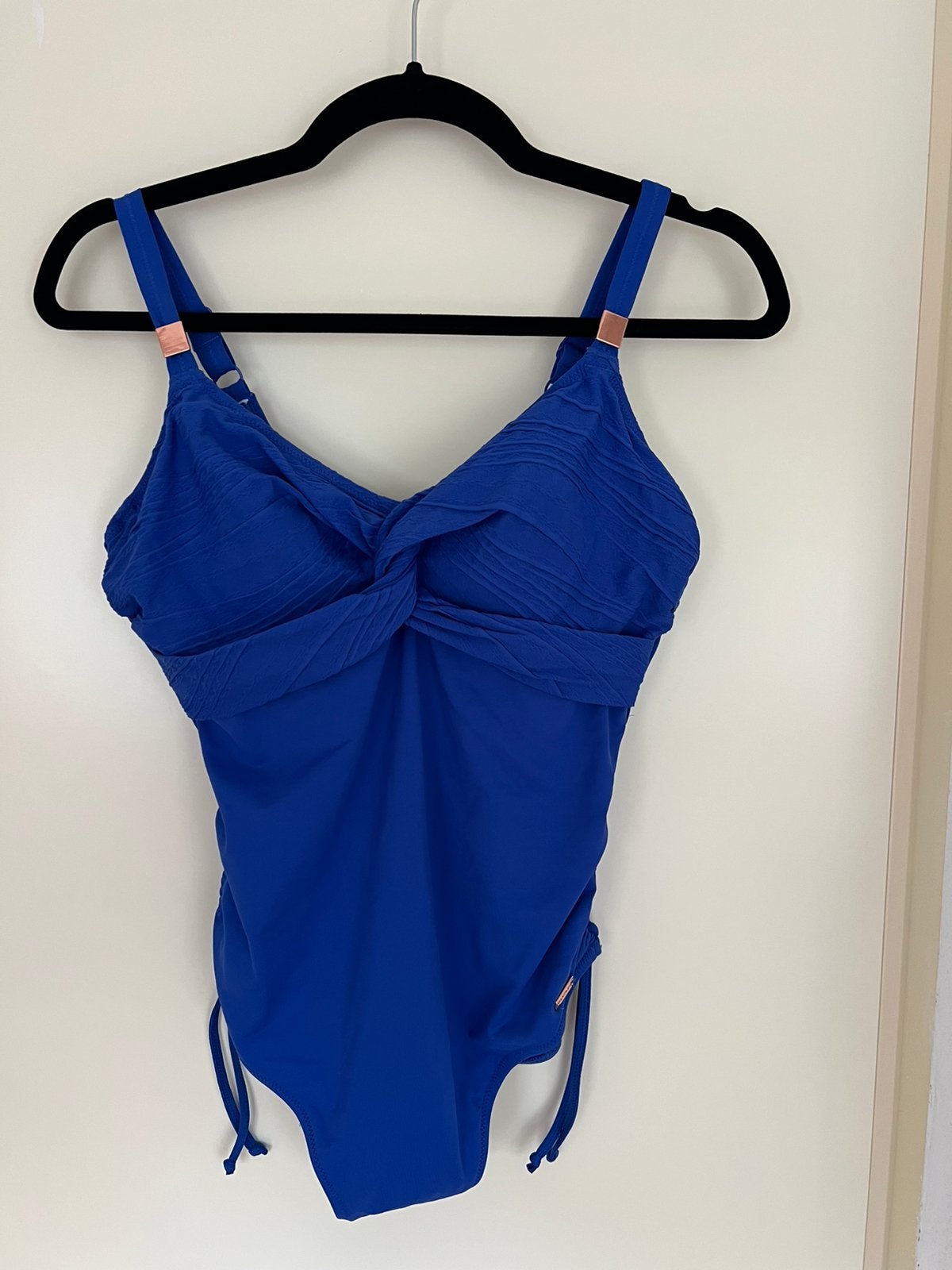 Blauw badpak Fantasie maat 38 (75E), Kleding | Dames, Badmode en Zwemkleding, Ophalen of Verzenden, Zo goed als nieuw, Blauw, Badpak