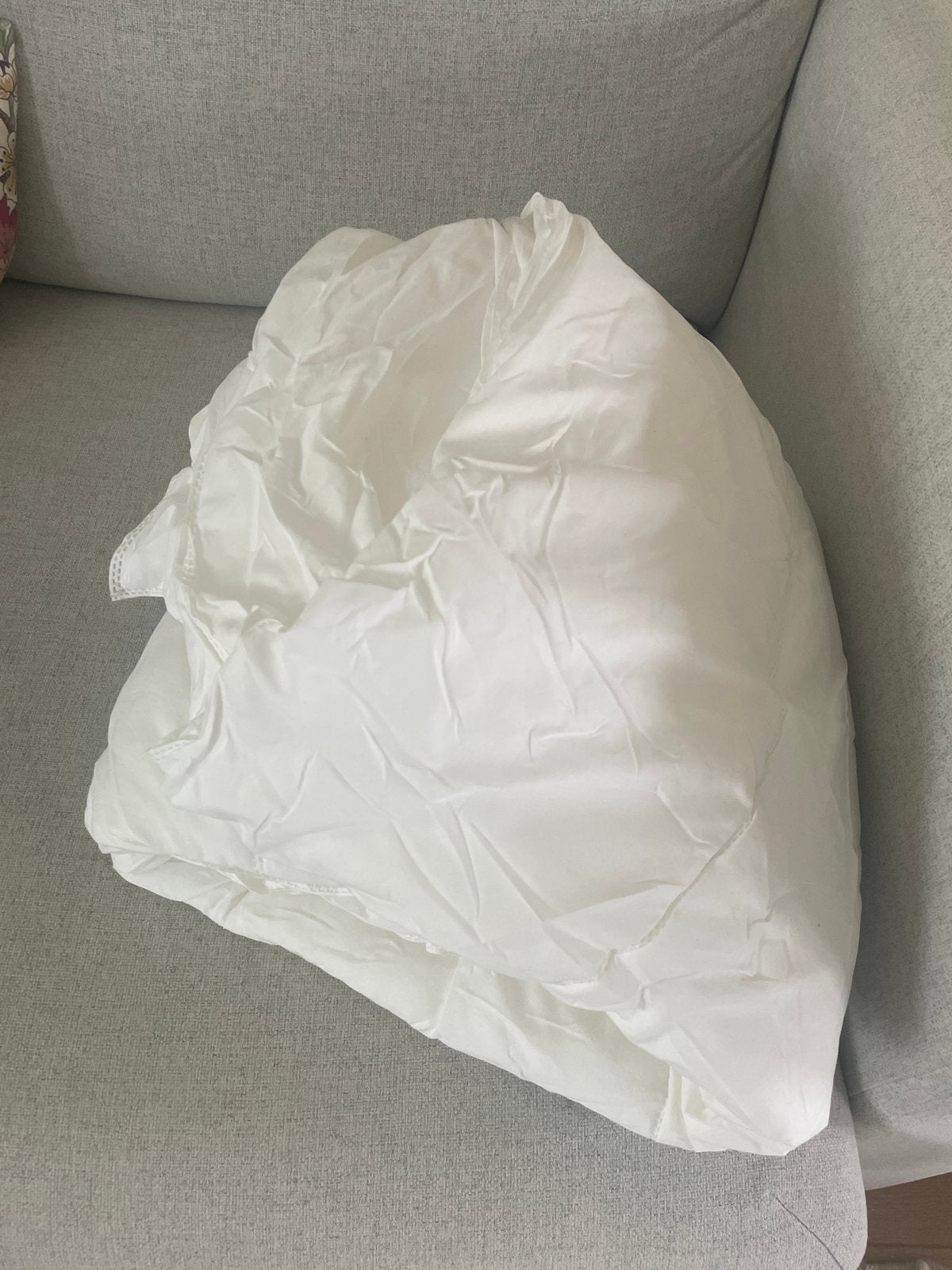 Ikea single duvet inner and 3 pillows, Ophalen, Eenpersoons, Wit, Dekbedovertrek