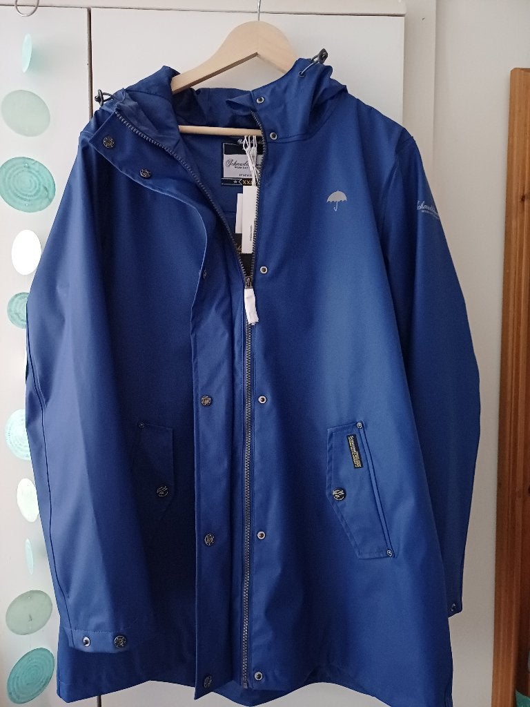 Nieuwe jas Schmuddelwedda waterdichte polyurethaan, Schmuddelwedda, Blauw, Maat 42/44 (L), Nieuw