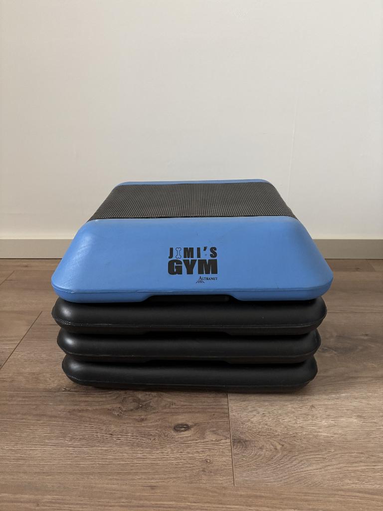 Jimi's Gym Platform 2 stuks, Sport en Fitness, Ophalen, Zo goed als nieuw, Stepbank