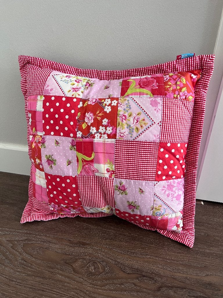 Pip Studio sierkussen roze 50x50, Huis en Inrichting, Ophalen, Inclusief binnenkussen, Pip Studio, Vierkant
