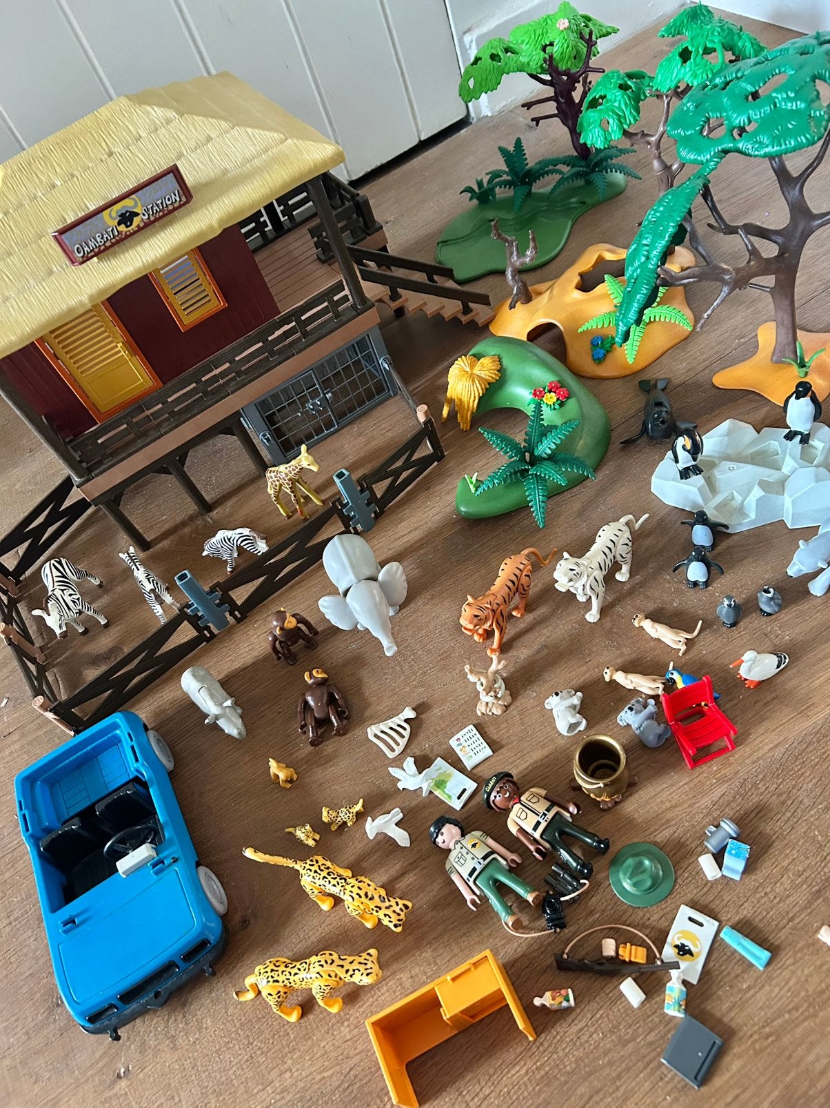 Playmobil oambati station wildernis wilde dieren safari, Ophalen of Verzenden, Zo goed als nieuw