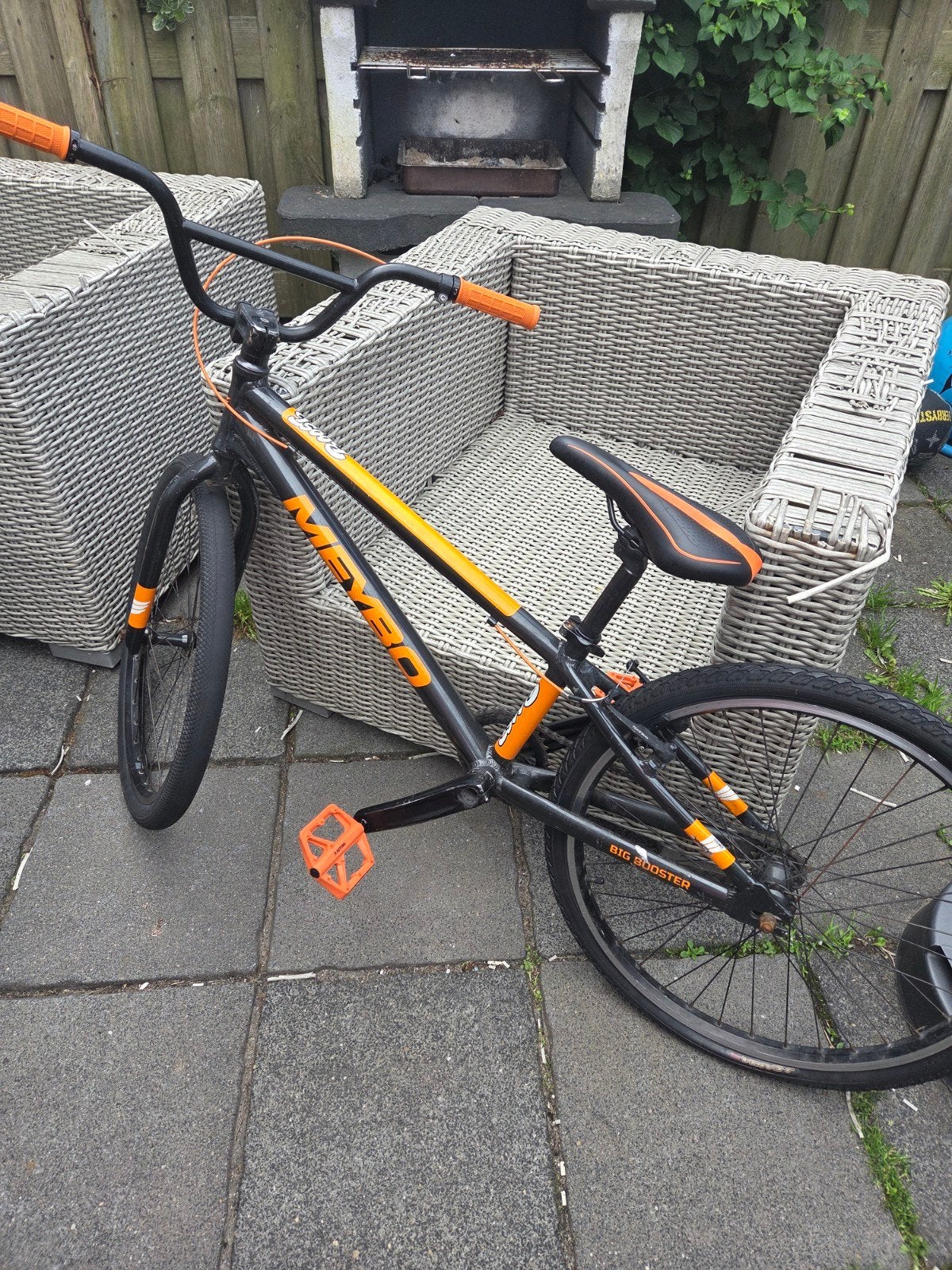 Meybo Big booster stuntfiets Alles vernieuwd!, Ophalen, Aluminium, 24 inch of meer