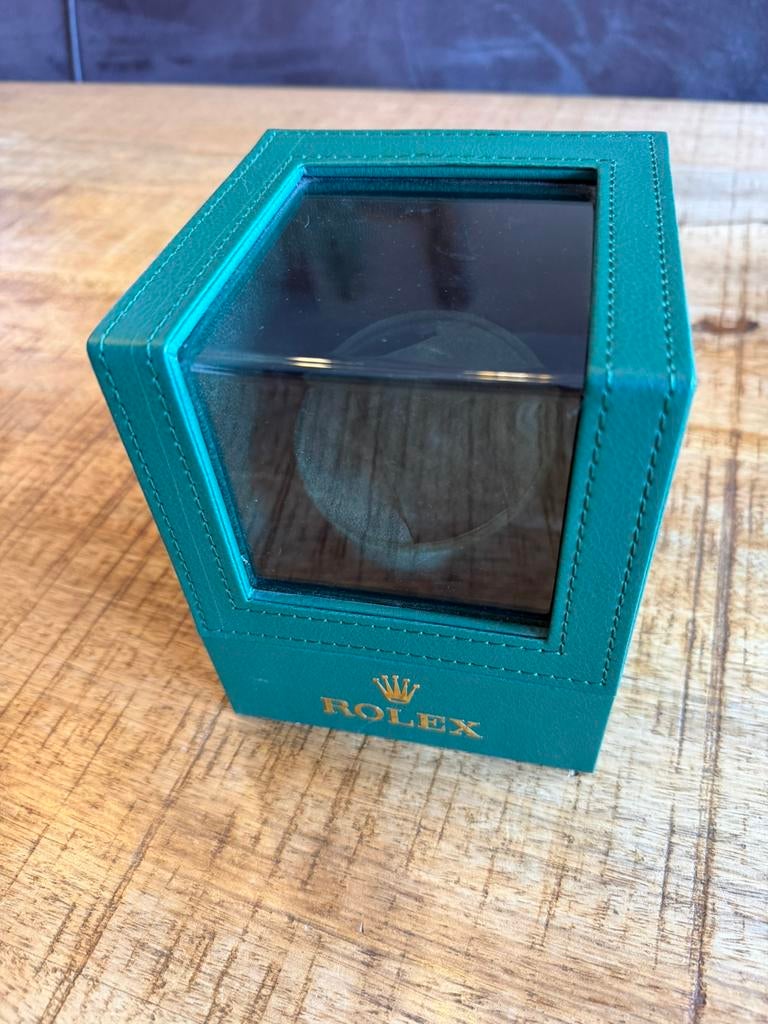 2 x Rolex watchwinder zgan op batterij en 230 V, Ophalen, Zo goed als nieuw, Staal, Rolex