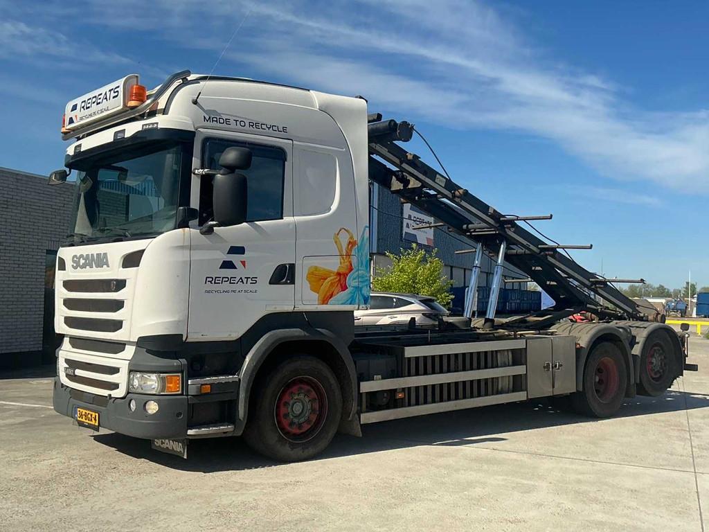 2016 Scania R450 LB6x2*4MNB Container Vrachtwagen, Auto's, Vrachtwagens, Euro 6, Scania, Overige brandstoffen, Bedrijf