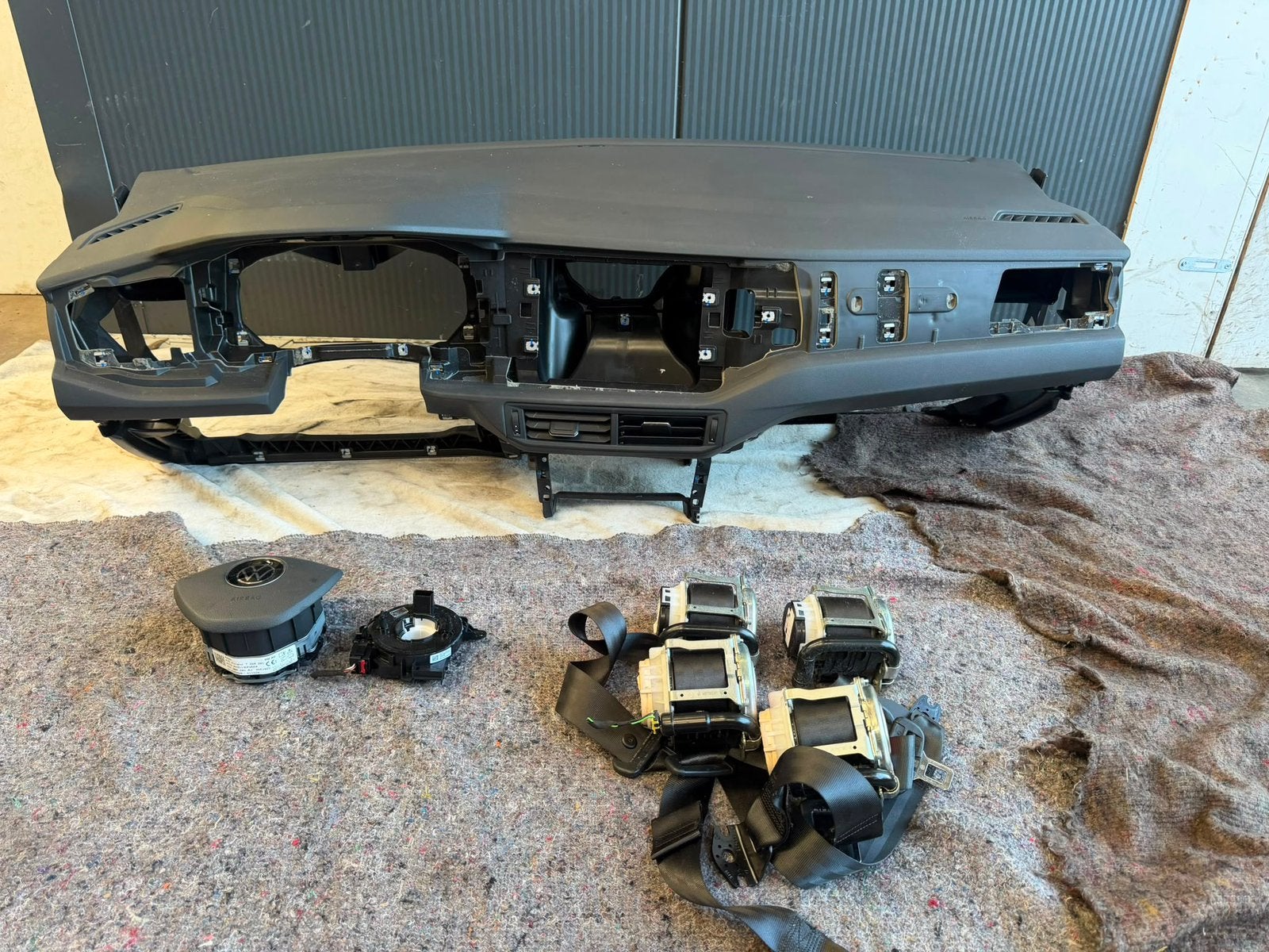 Airbagset + dashboard volkswagen polo 2G, Ophalen, Gebruikt, Volkswagen