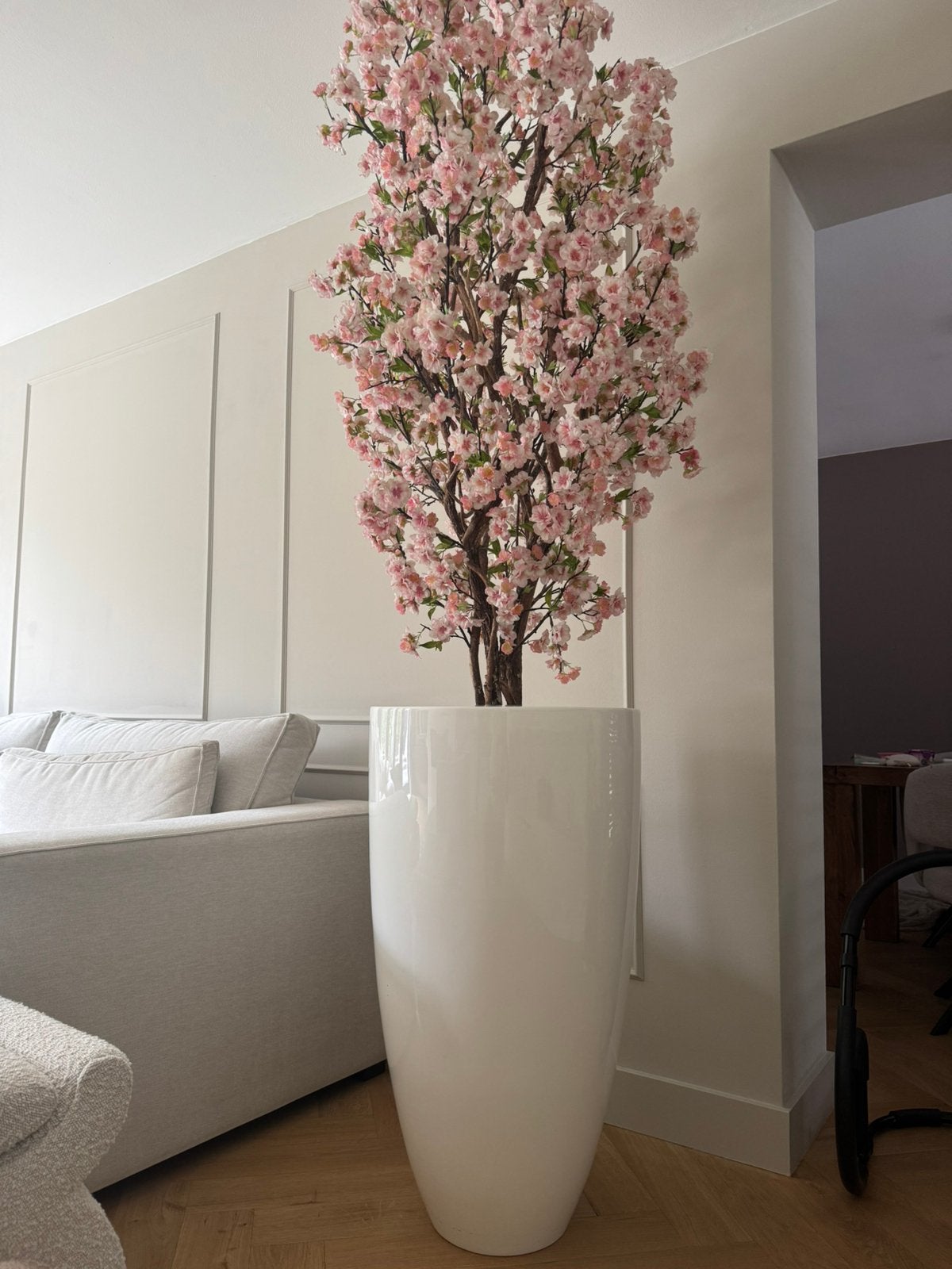 Bloesemboom (kunst) incl pot, Ophalen, Halfschaduw, 200 cm of meer