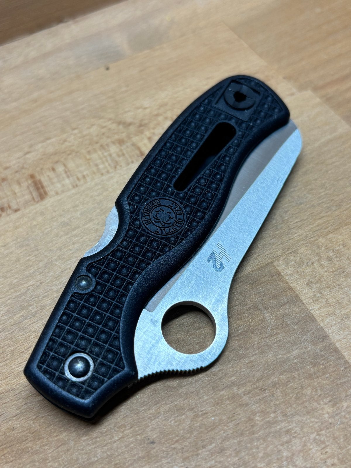 Spyderco Atlantic Salt H-2 Zakmes - Roestvrij en Ergonomisch, S, Ophalen of Verzenden, Zo goed als nieuw, S
