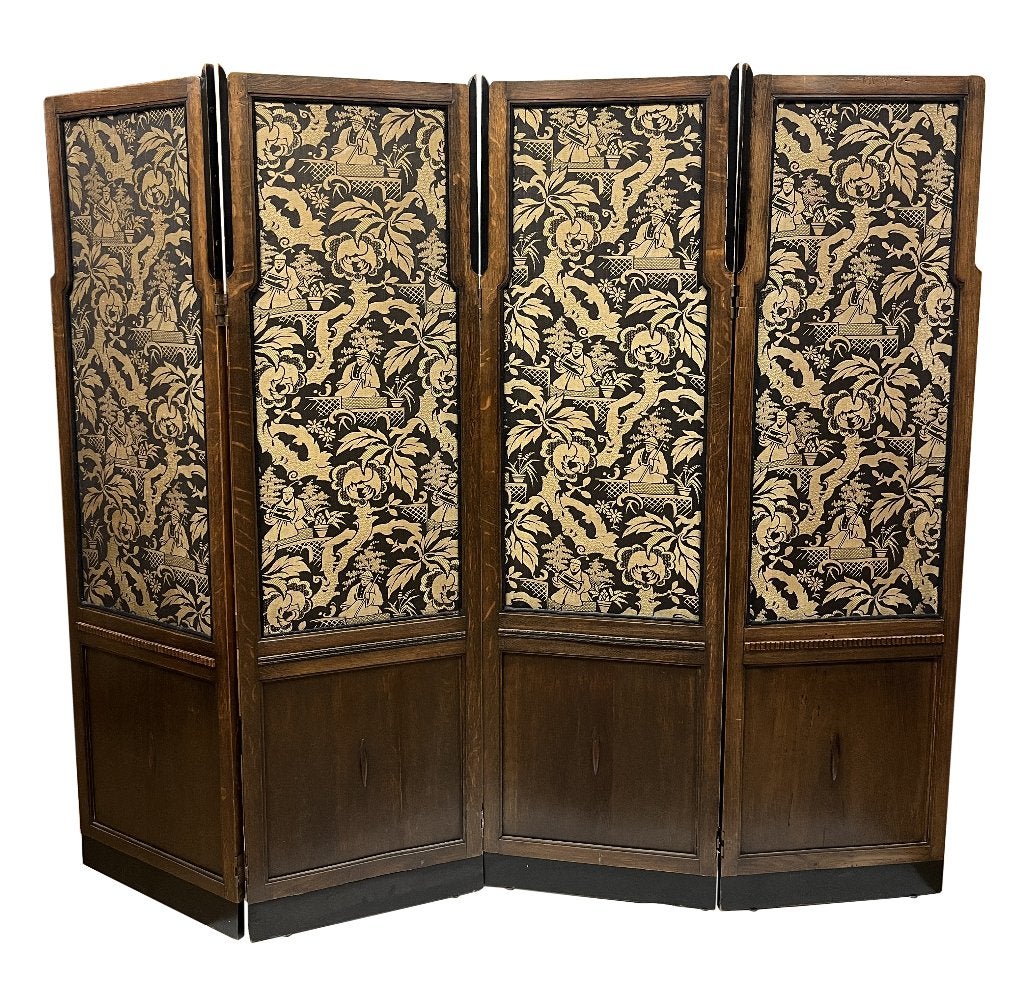 antiek Art Deco kamerscherm / paravent 1930, Ophalen