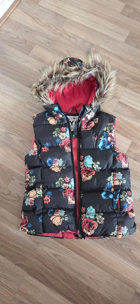 Nette Meisjes Bodywarmer Maat 134 - Y.D. met Bloemenprint, Meisje, Ophalen of Verzenden, Zo goed als nieuw, Y.D.