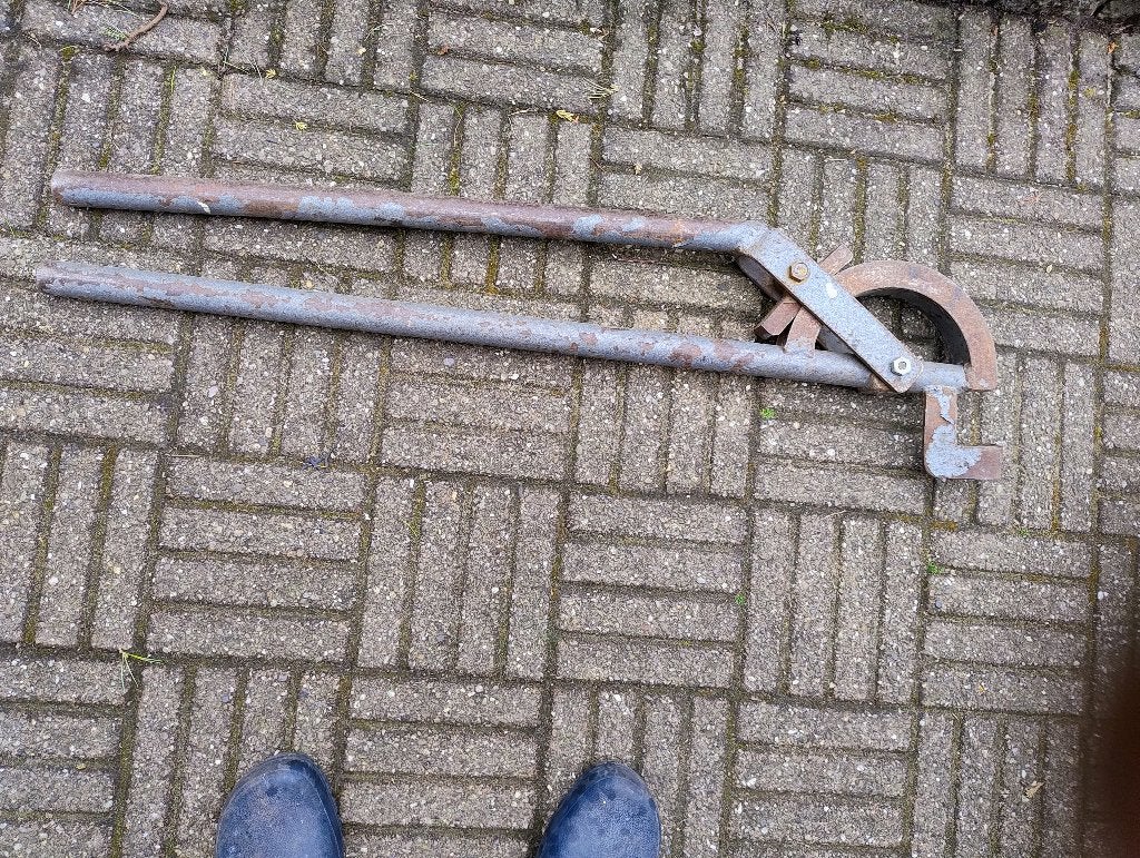 Buigijzer 28mm, Ophalen of Verzenden, Gebruikt