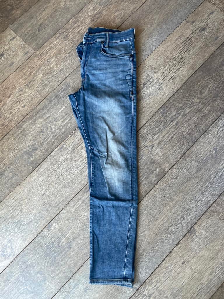 G-Star RAW D-Staq 3D Slim Jeans - Maat 30/30, Ophalen of Verzenden, Gedragen, Blauw, W32 (confectie 46) of kleiner