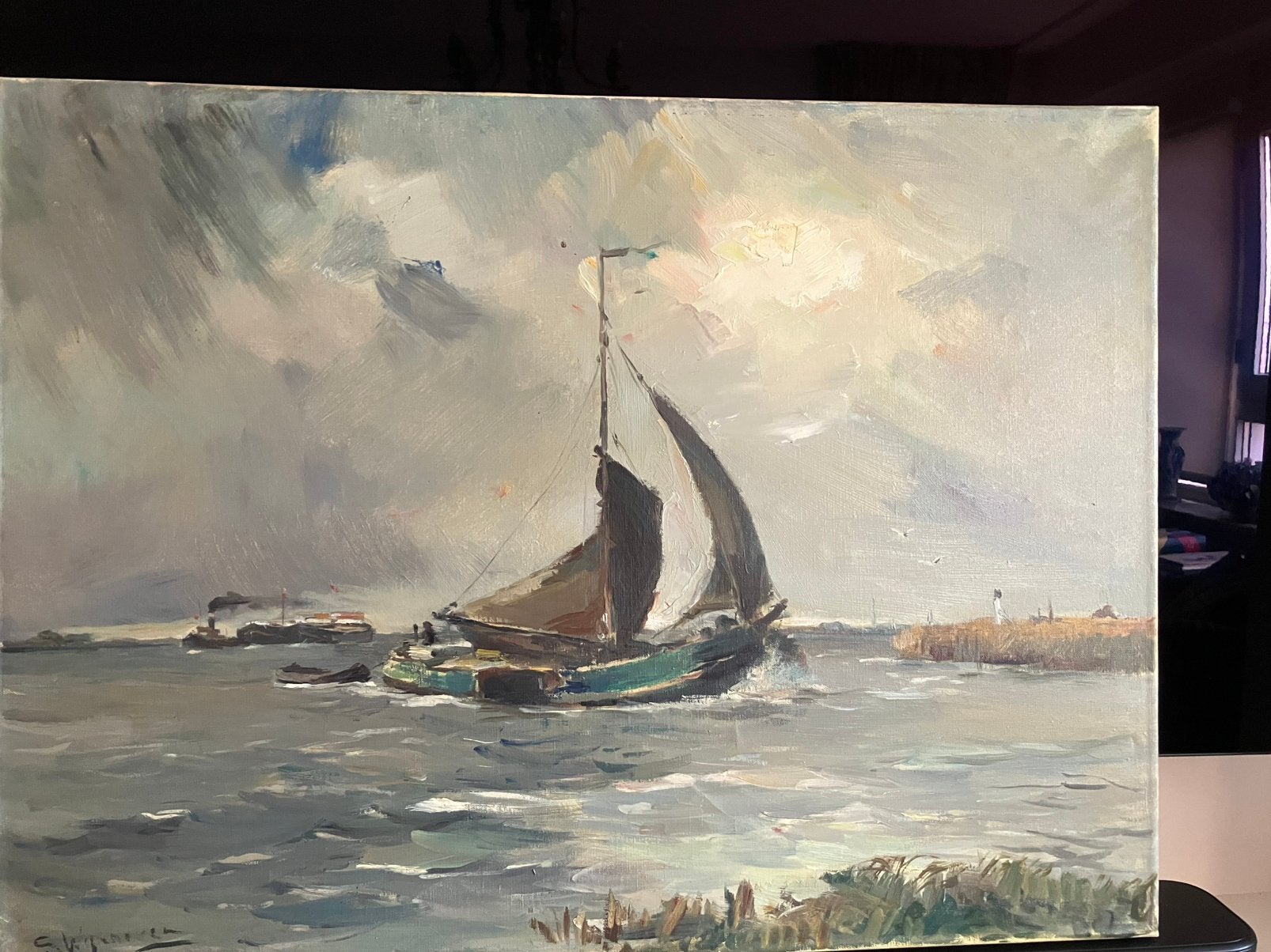 Slecht weer op komst. Steef Wijnhoven 1898- 1969, Ophalen of Verzenden