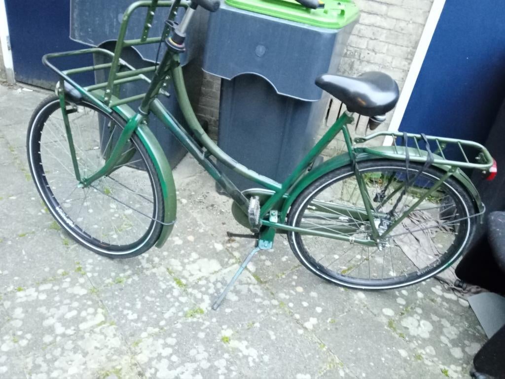Stevige damesfiets met voordrager, Fietsen en Brommers, Fietsen | Dames | Damesfietsen, Gebruikt, Overige merken, Versnellingen