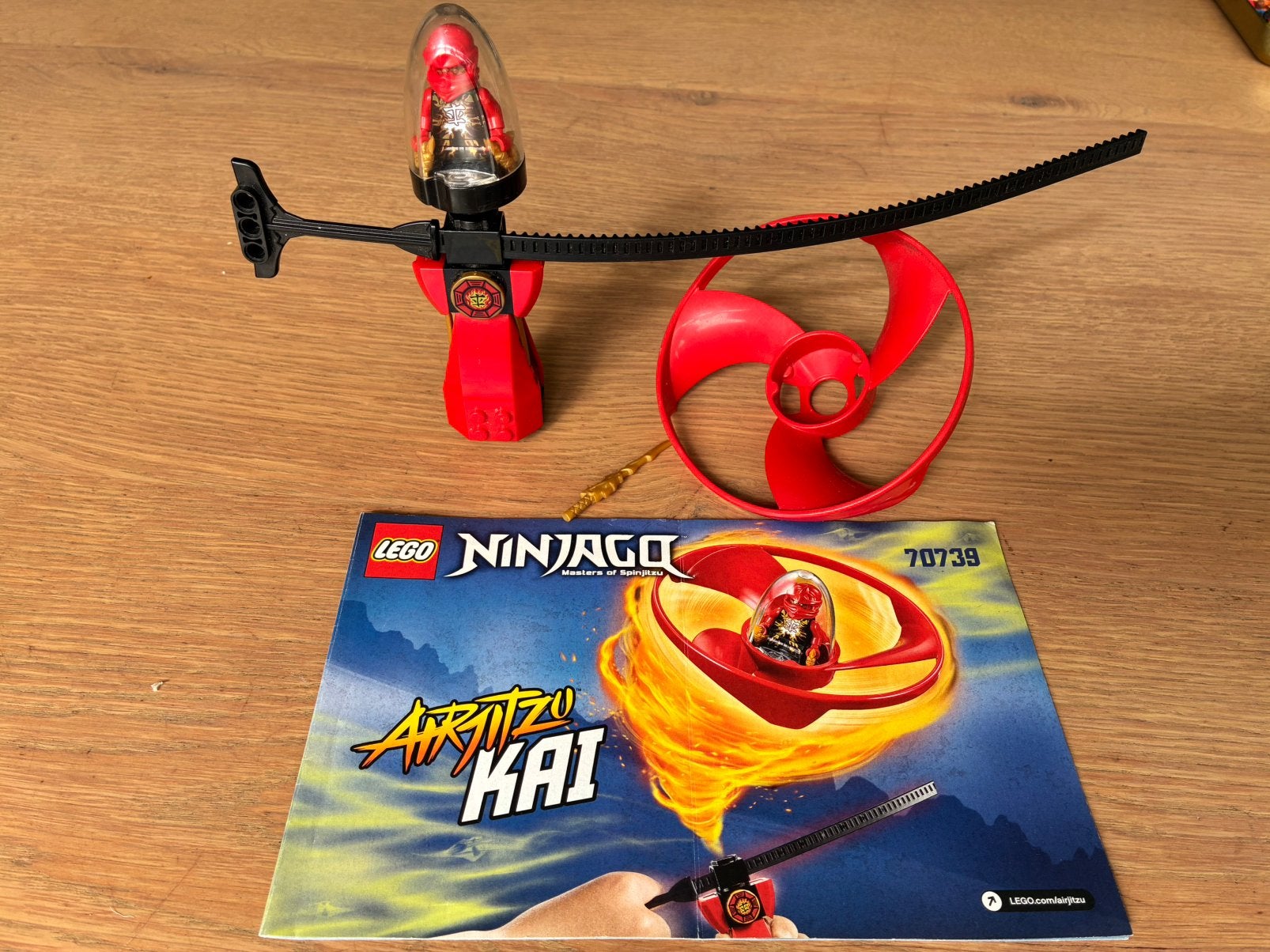 LEGO ninjago 70739  Airjitzu Kai Flyer, Kinderen en Baby's, Ophalen of Verzenden, Gebruikt