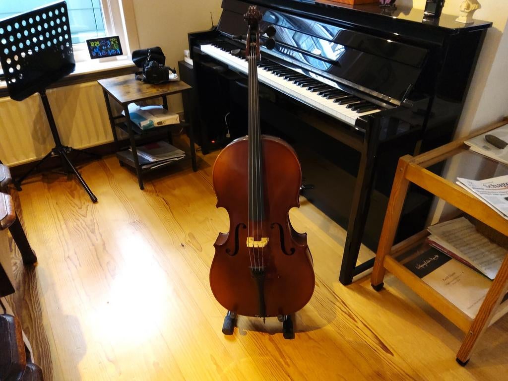 Cello 3/4 studiecello, Muziek en Instrumenten, Strijkinstrumenten | Violen en Altviolen, Ophalen, Gebruikt