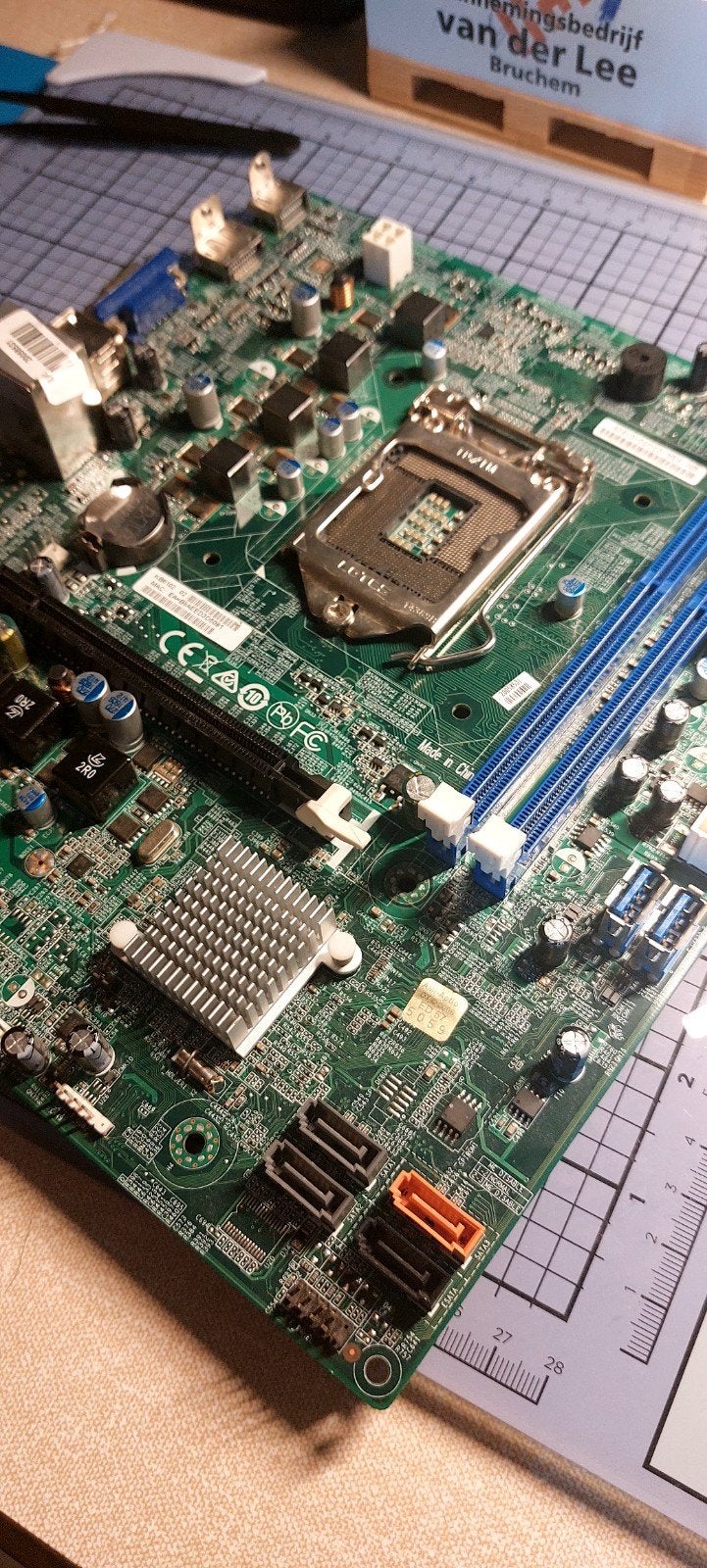 DDR3 Moederbord Intel 115XLM Socket - Compacte Build, Ophalen of Verzenden, Gebruikt, DDR3, 115XLM