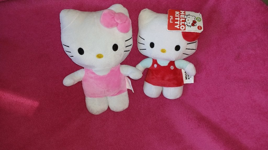 2x HELLO KITTY KNUFFELS NIEUW, Ophalen of Verzenden, Nieuw, Overige typen