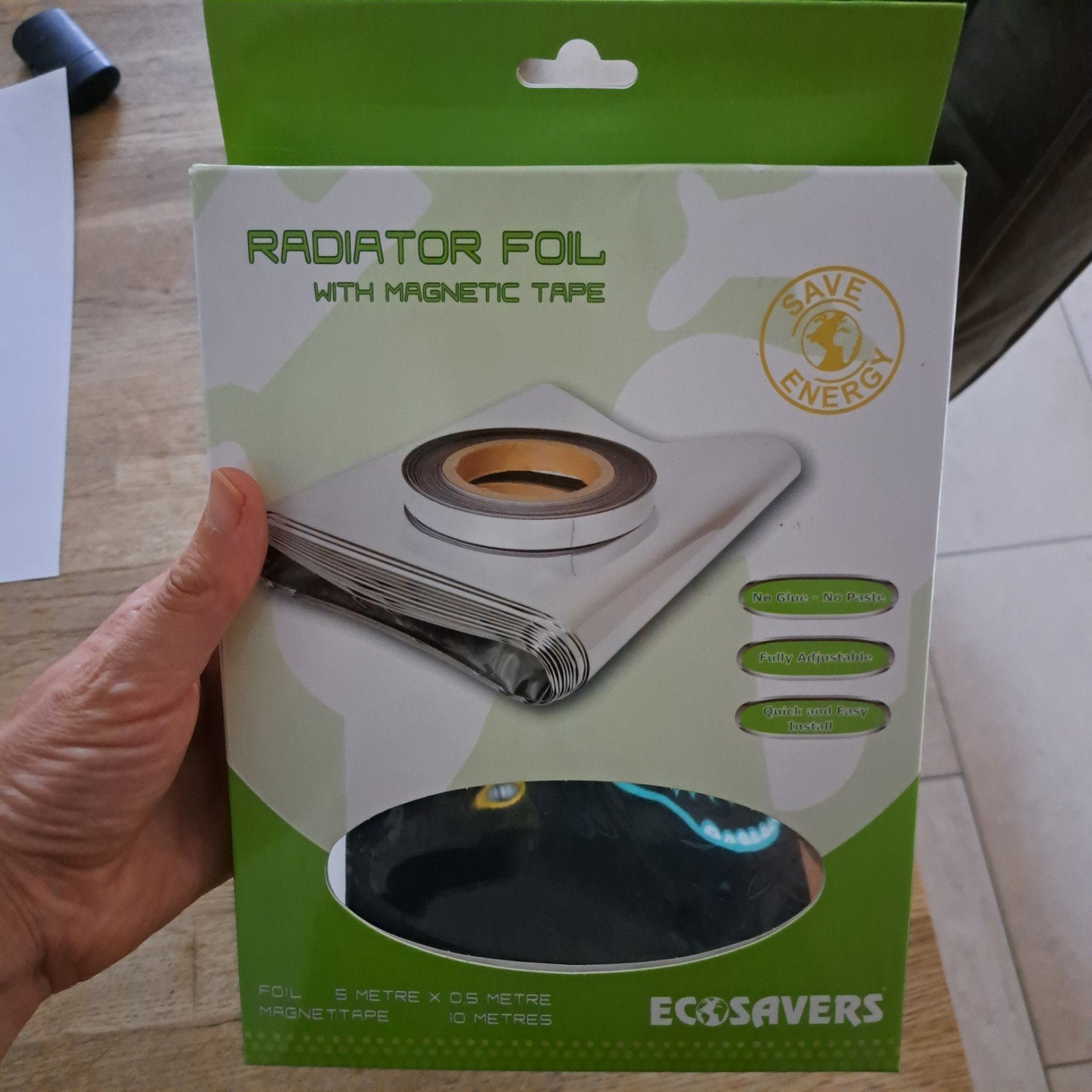 Radiatorfolie met magneetband - Energiebesparend, 30 tot 80 cm, Hoog rendement (Hr), Overige typen, Nieuw
