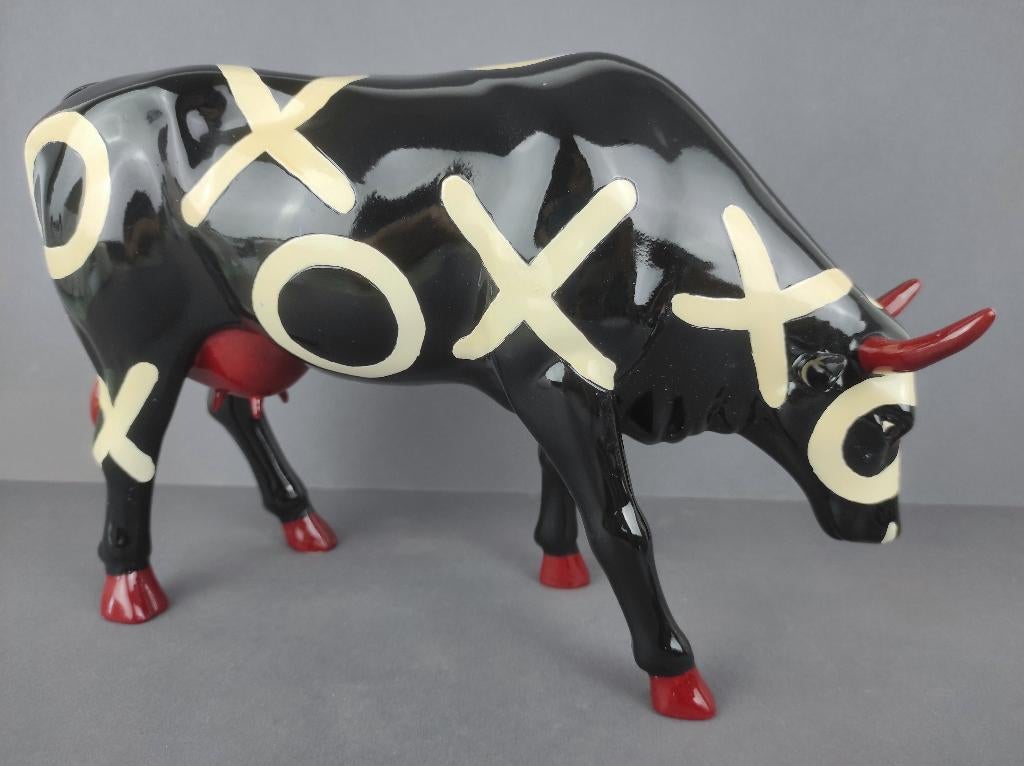 CowParade / Cow Parade Koe “Hugs & Smooches” LARGE, Antiek en Kunst, Kunst | Designobjecten, Ophalen of Verzenden