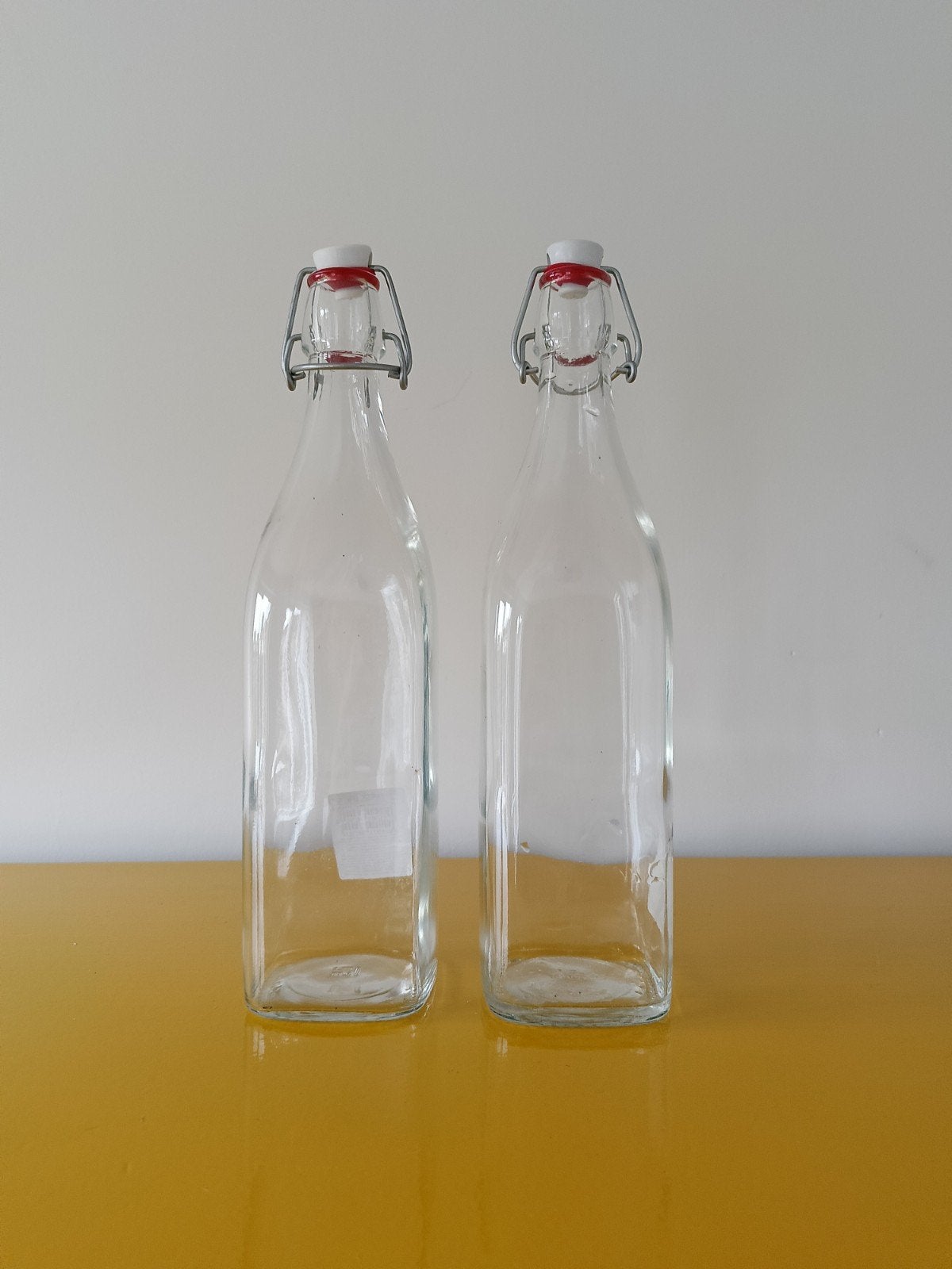 Nieuwe glazen flessen met beugelsluiting, Glas, Nieuw, Ophalen of Verzenden, Voorraadpot