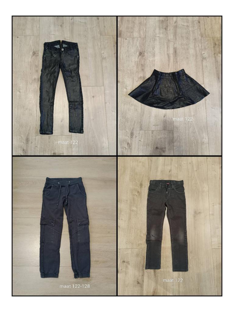 3 Broeken en een rokje, Ophalen of Verzenden, Gebruikt, Meisje, Broek