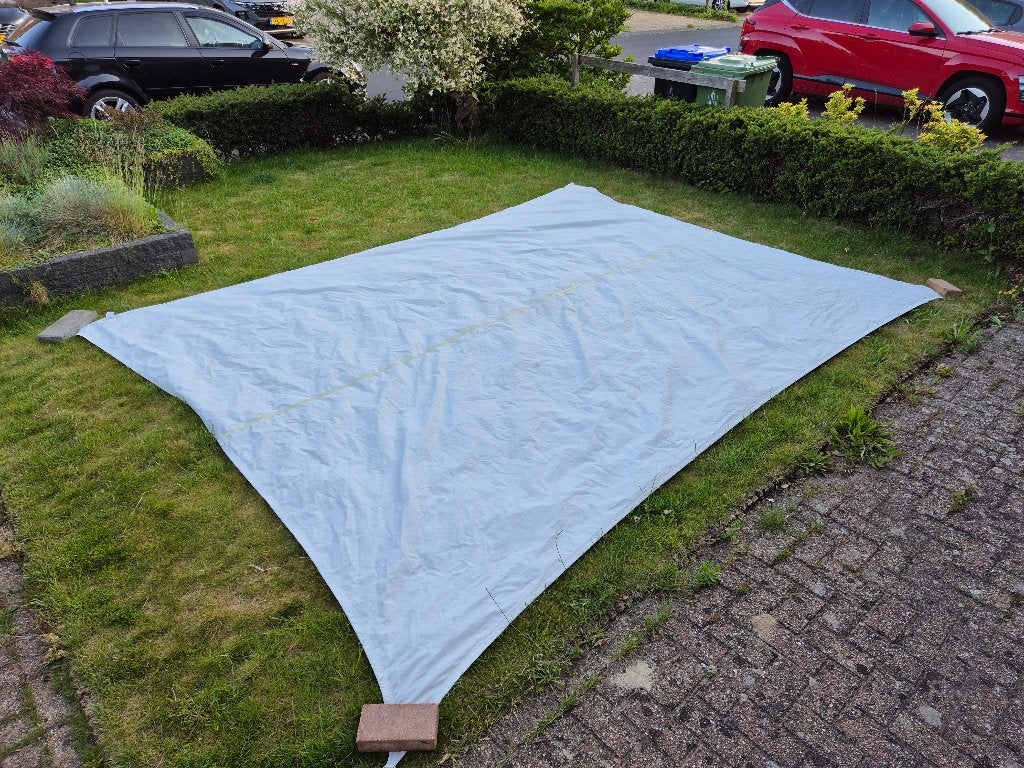Schaduwdoek waterdicht 3.5x4.5m, Tuin en Terras, Schaduwdoeken, Ophalen of Verzenden, Zo goed als nieuw