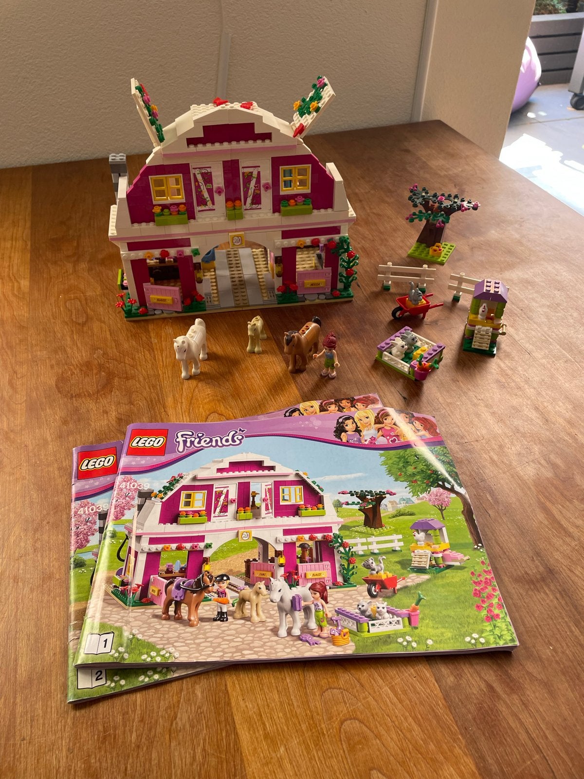 Grote LEGO Friends paarden set met stallen en trailer, Ophalen, Gebruikt