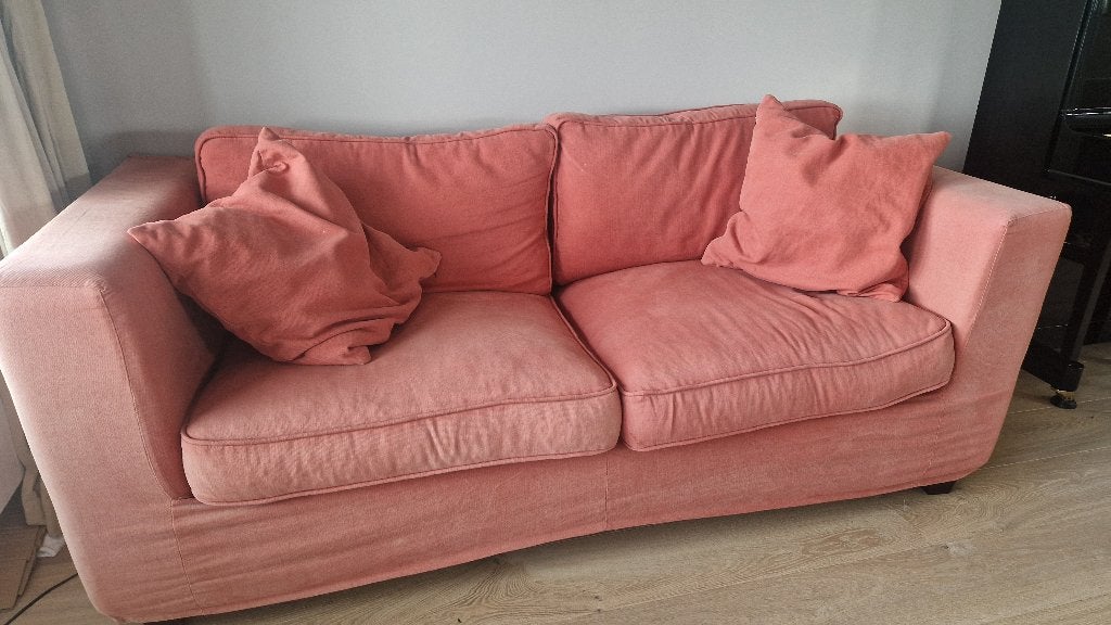 Bank, Ophalen, Gebruikt, Tweepersoons, 75 tot 100 cm