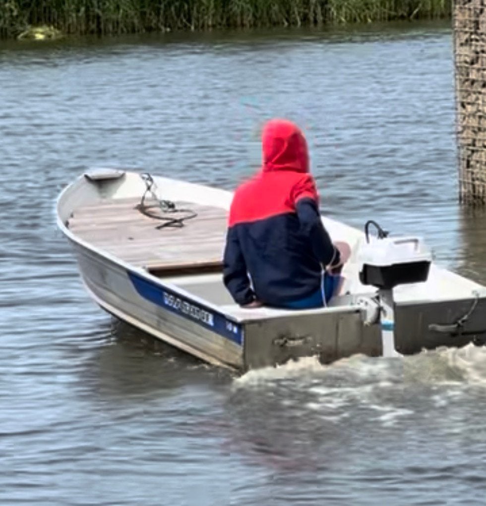 Aluminum boot, 3pk elektrische spirit plus motor en trailer, Watersport en Boten, Ophalen, Tot 10 pk, 3 pk, Elektrisch