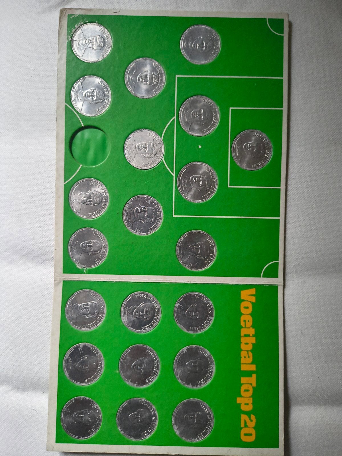 Voetbal Top 20 Shell munten album met munten, Ophalen of Verzenden, Gebruikt, Overige binnenlandse clubs, Overige typen
