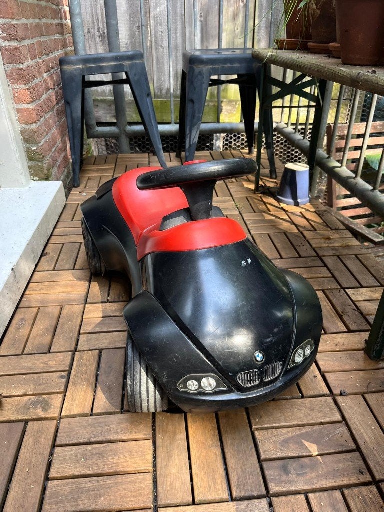 BMW Baby Racer – Loopauto (zwart/rood), Ophalen, Gebruikt, Loopvoertuig