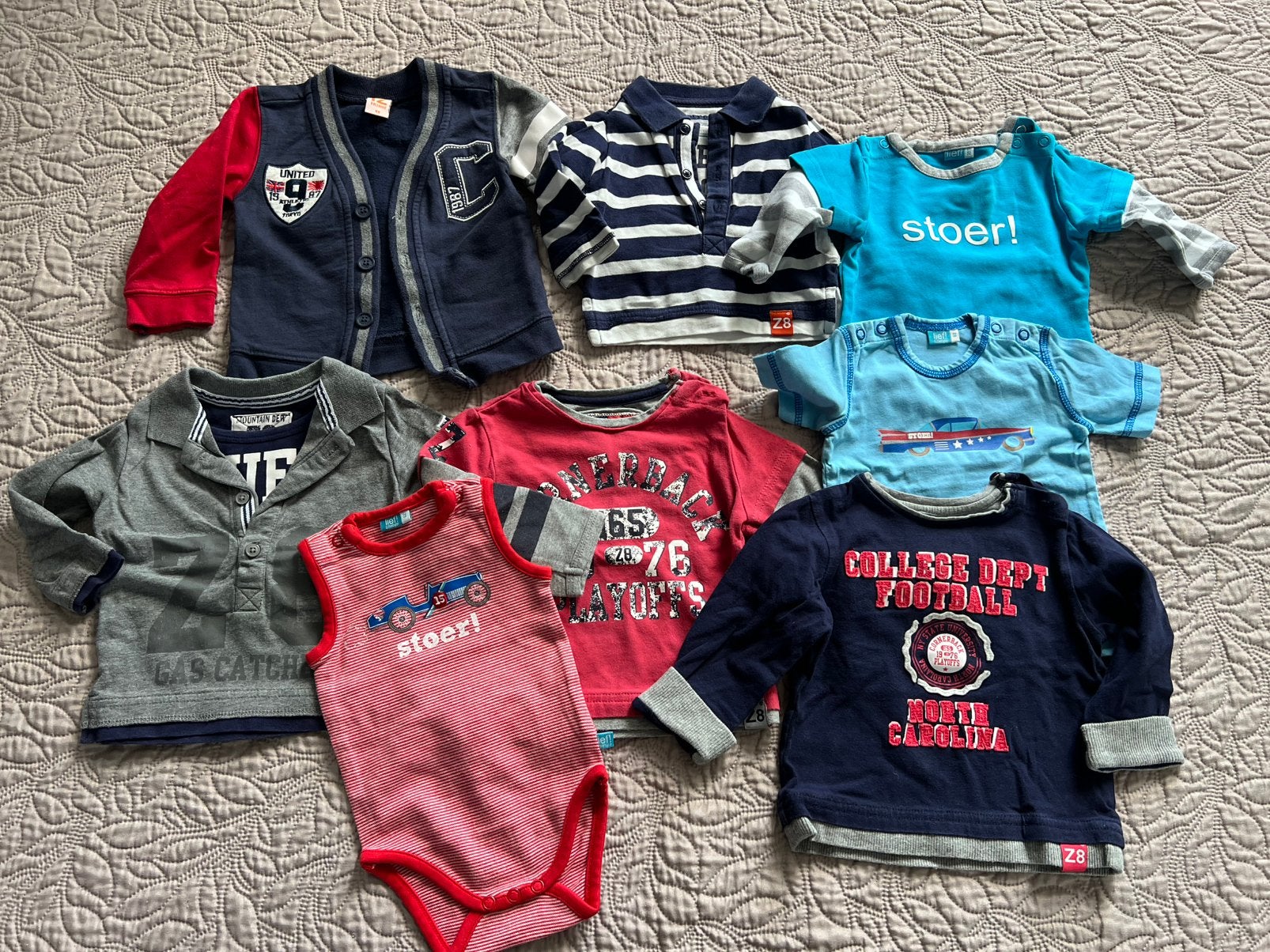 Maat 50/56,62/68 baby jongens pakketje voorjaar, Ophalen of Verzenden, Zo goed als nieuw, Jongetje, Setje