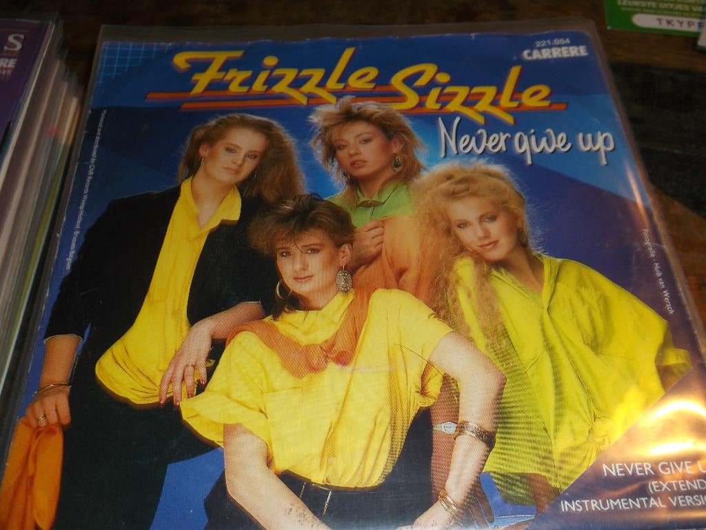 frizzle sizzle Never give up 253, Gebruikt, Verzenden, 7 inch, Single