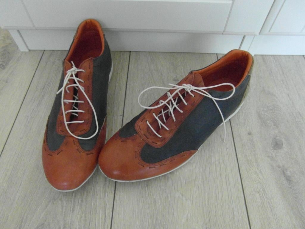 Reinhard Frans - Mooie veterschoenen - 42, Bruin, Ophalen of Verzenden, Reinhard Frans, Gedragen