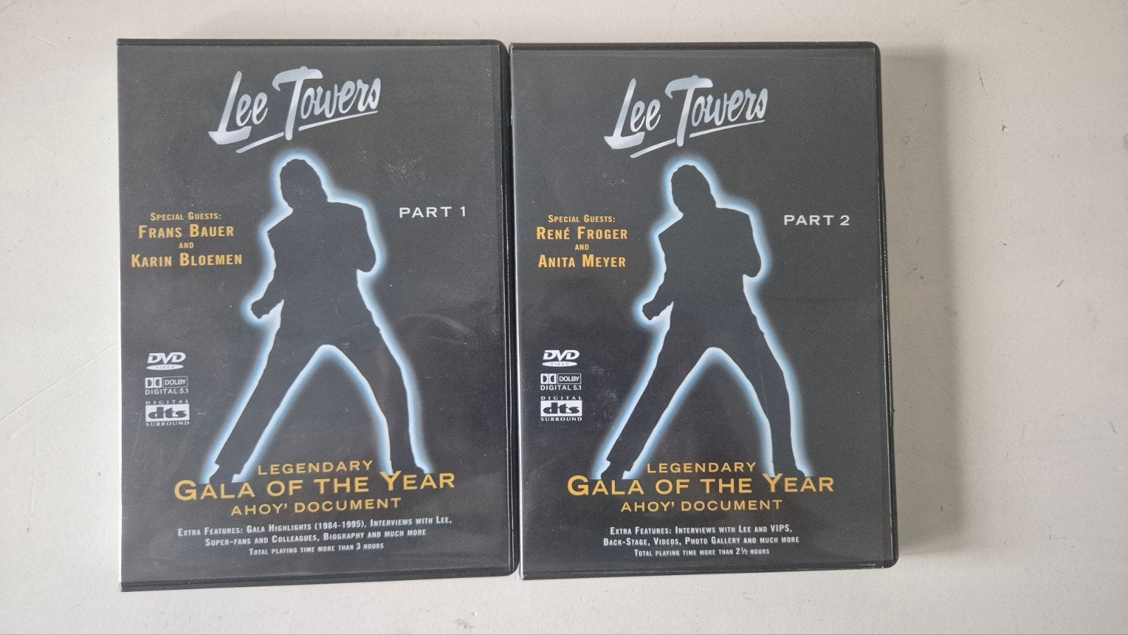 Lee Towers - Legendary Gala of the Year Ahoy' Document DVD, Gebruikt, Alle leeftijden, Inclusief doosje, Concert