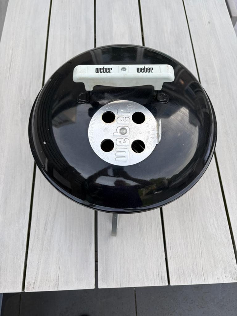 Weber tafel bbq met kolen, Ophalen of Verzenden, Zo goed als nieuw