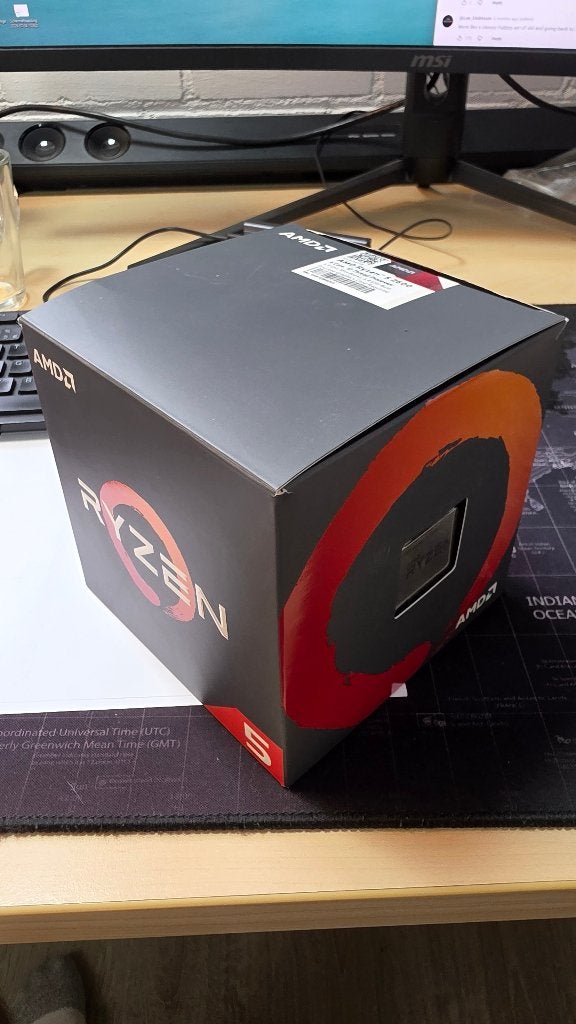 AMD Ryzen 5 2600 processor, 6-core, Gebruikt, Socket AM4, 3 tot 4 Ghz