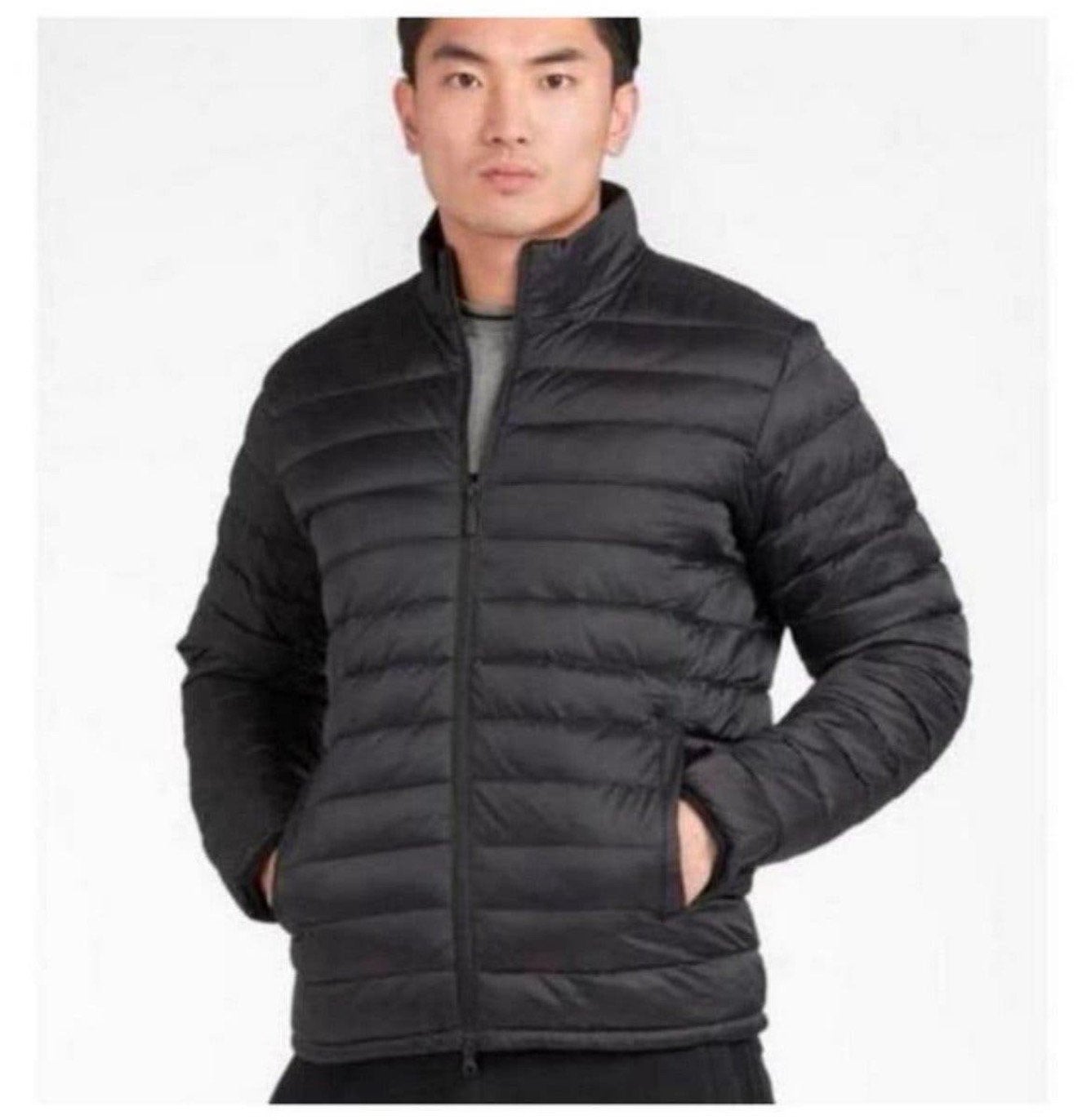 BARBOUR Racer Impeller Gewatteerde Jacket S tussen-jas men’s, P, Zwart, P, P