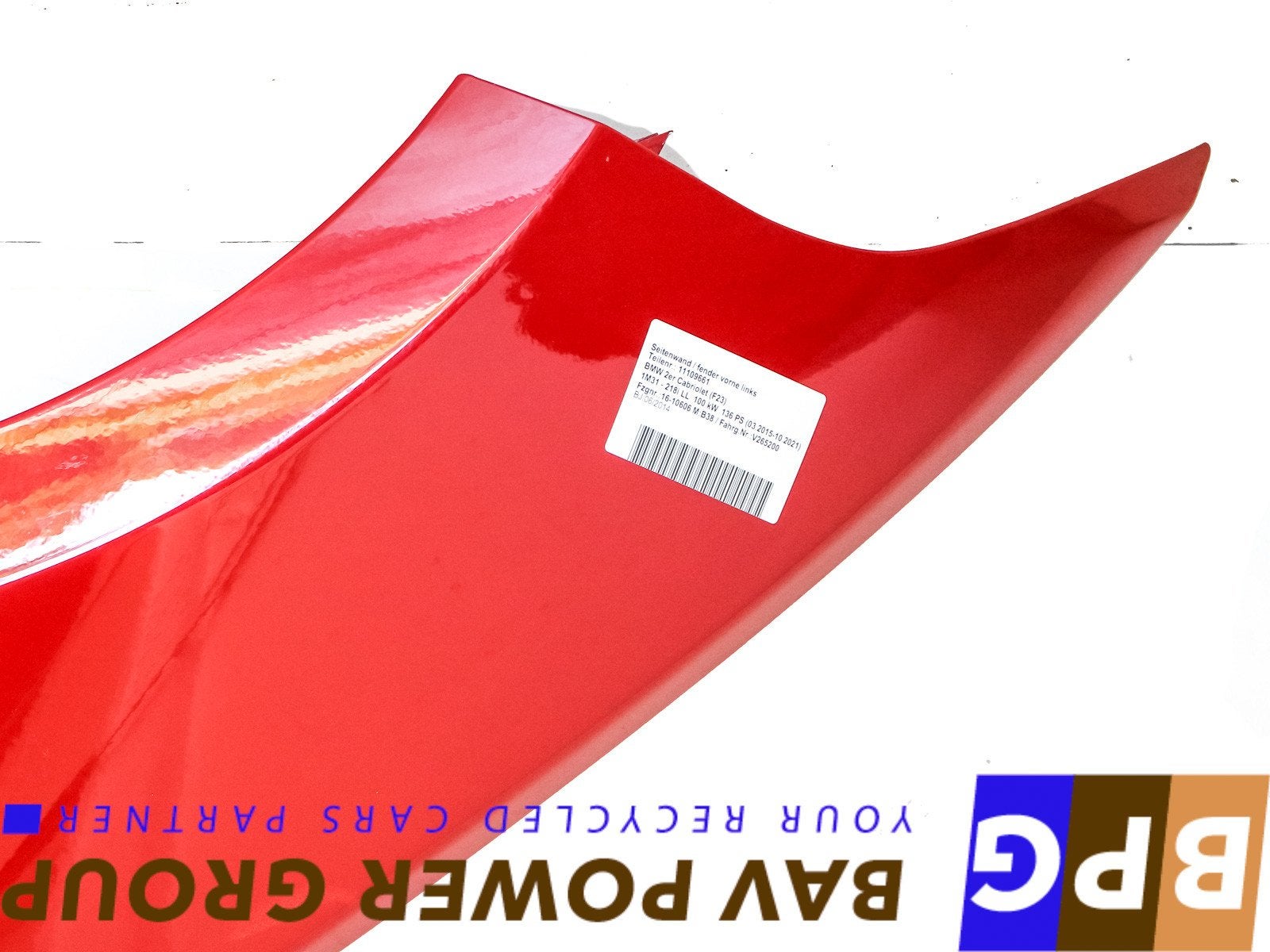 SPATBORD LINKS ZIJSCHERM F20 2 serie (F23) (41009633537), Auto-onderdelen, Gebruikt, Links, Spatbord, BMW