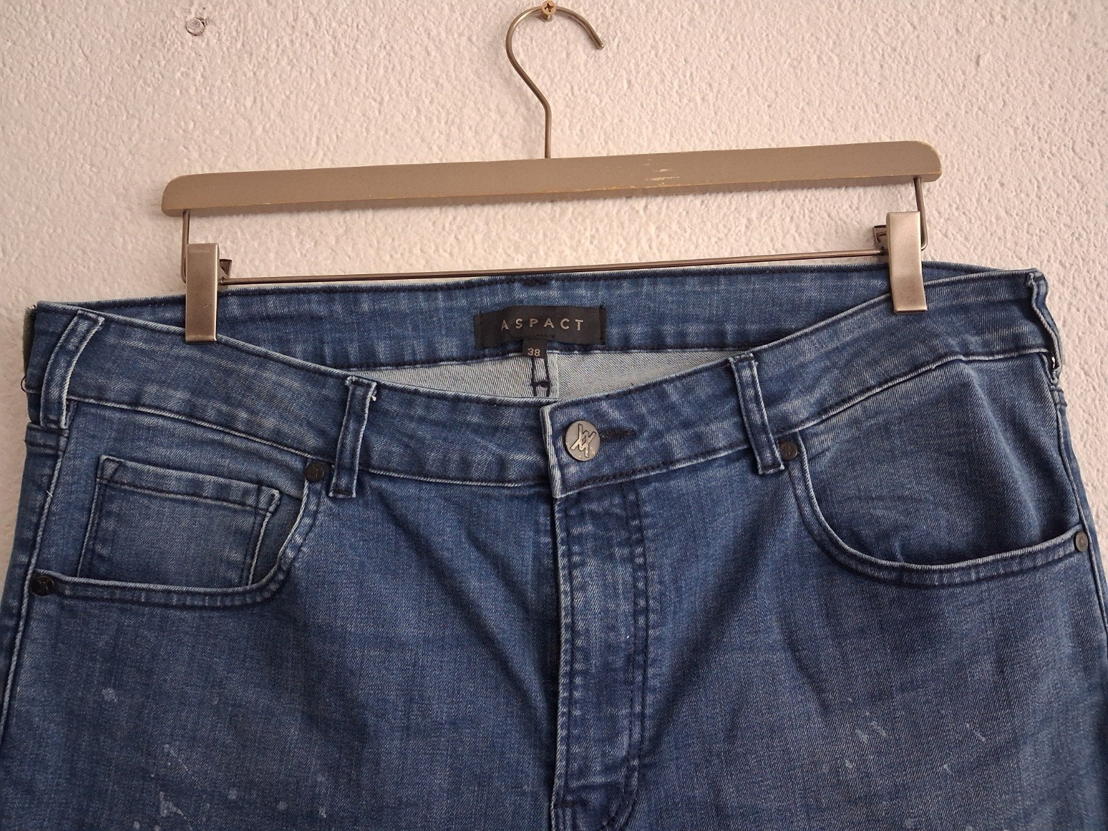 Aspact Jeans Maat W38  L32, Ophalen of Verzenden, Zo goed als nieuw, Blauw, W36 - W38 (confectie 52/54)