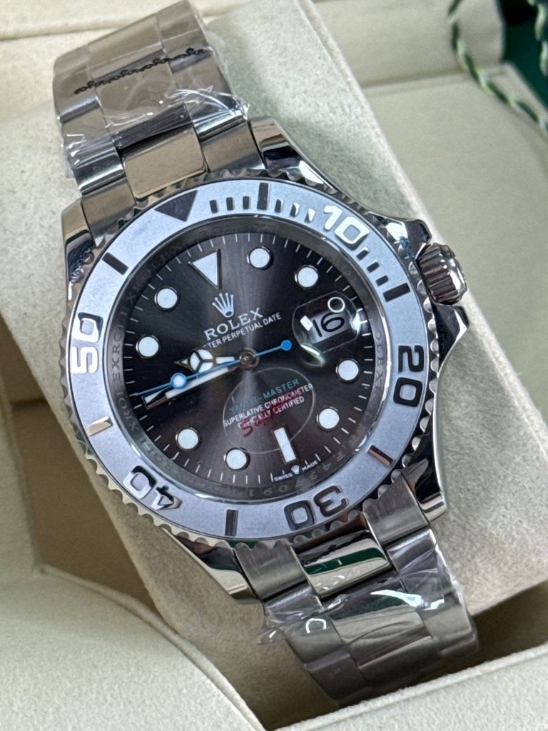 Yacht master rhodium, Ophalen of Verzenden, Nieuw, Zwart, Android