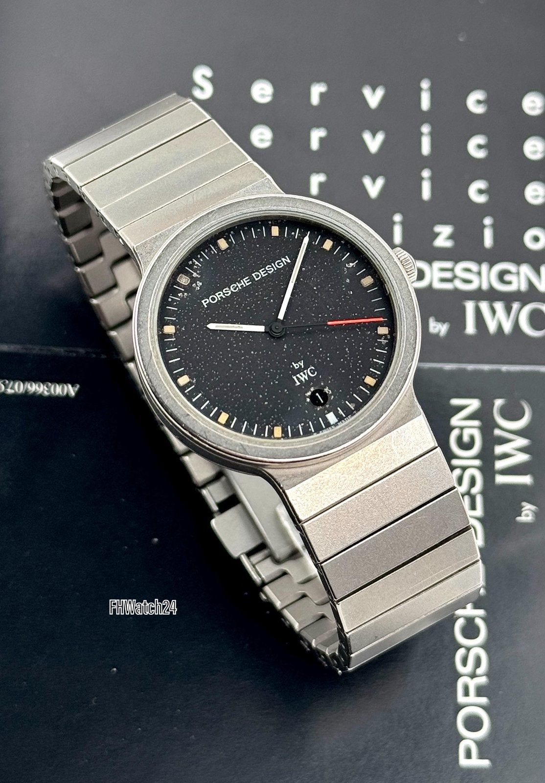 IWC By Porsche Design 2618160. Met papieren 2000 !, Sieraden, Tassen en Uiterlijk, Horloges | Heren, Overige materialen, Gebruikt