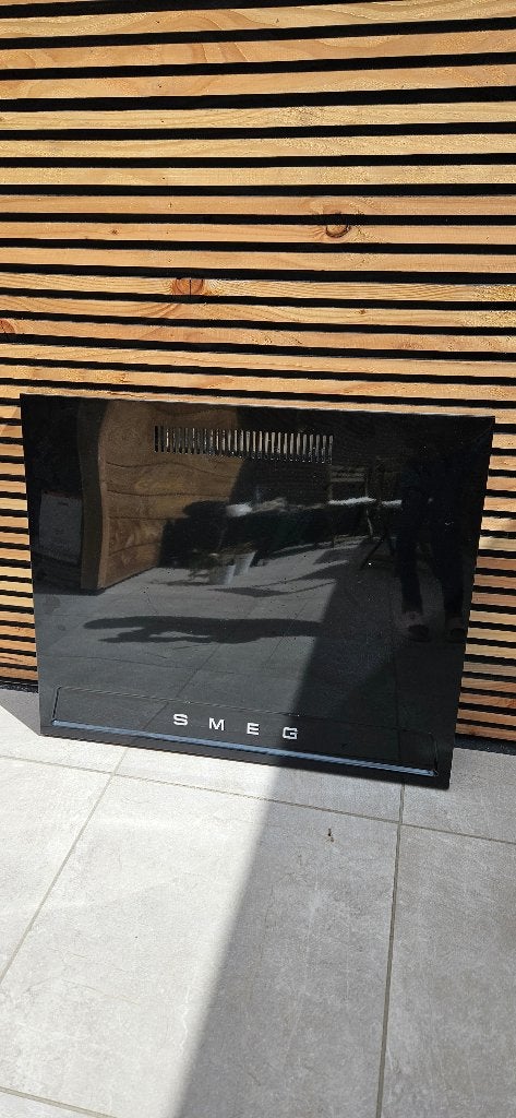 Smeg achterwand zwart, Ophalen, Gebruikt, Minder dan 85 cm, 60 cm of meer