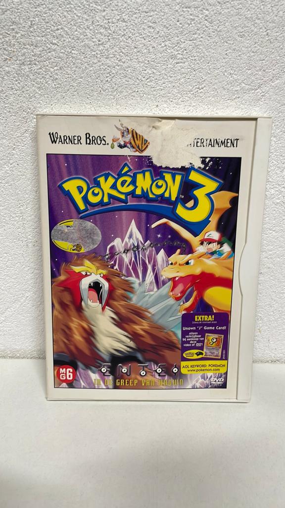 Pokémon 3: De Greep van de Onbekenden DVD, Avontuur, Gebruikt, Ophalen of Verzenden, Vanaf 6 jaar