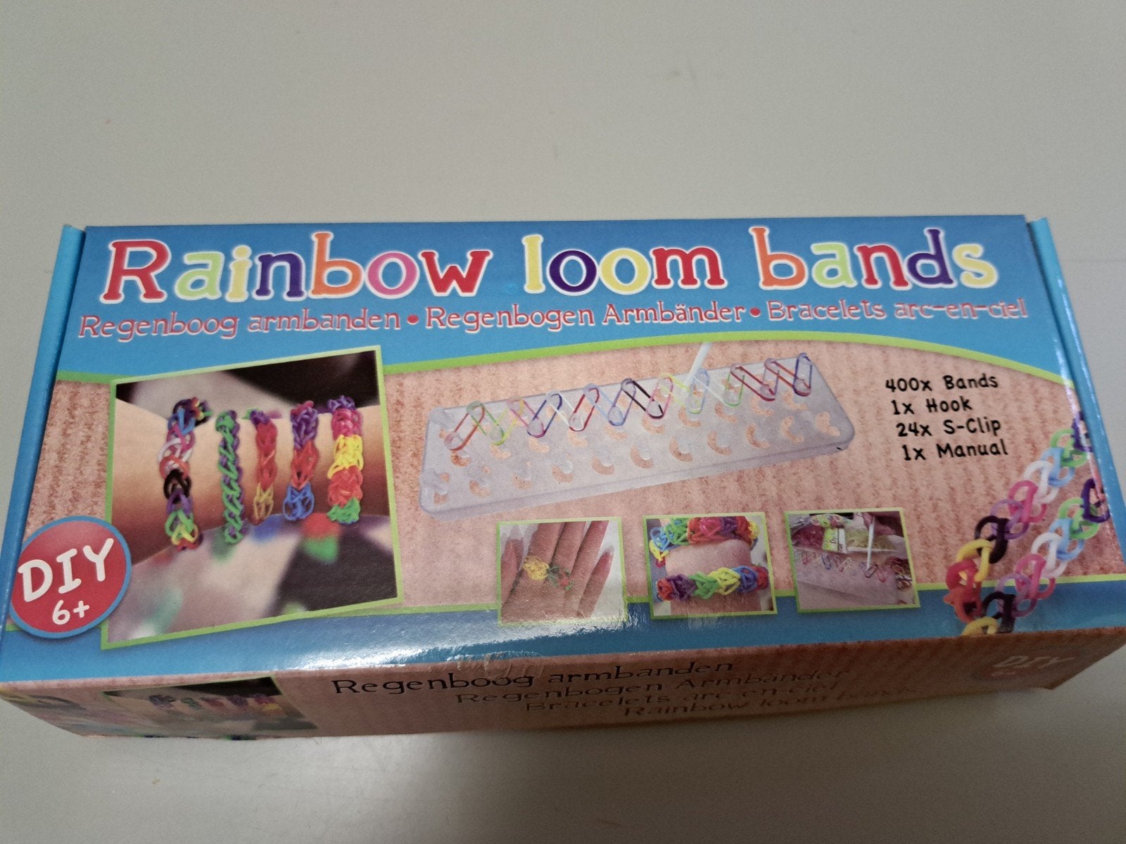 Rainbow Loom Bands Knutselset - Maak je eigen armbanden!, Ophalen, Meerkleurig, Zo goed als nieuw, Kunststof
