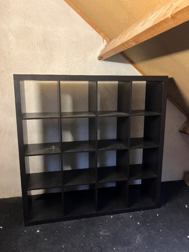 Zwarte vakkenkast IKEA, Ophalen, Gebruikt